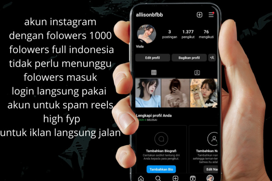 AKUN INSTAGRAM 1000 FOLOWERS